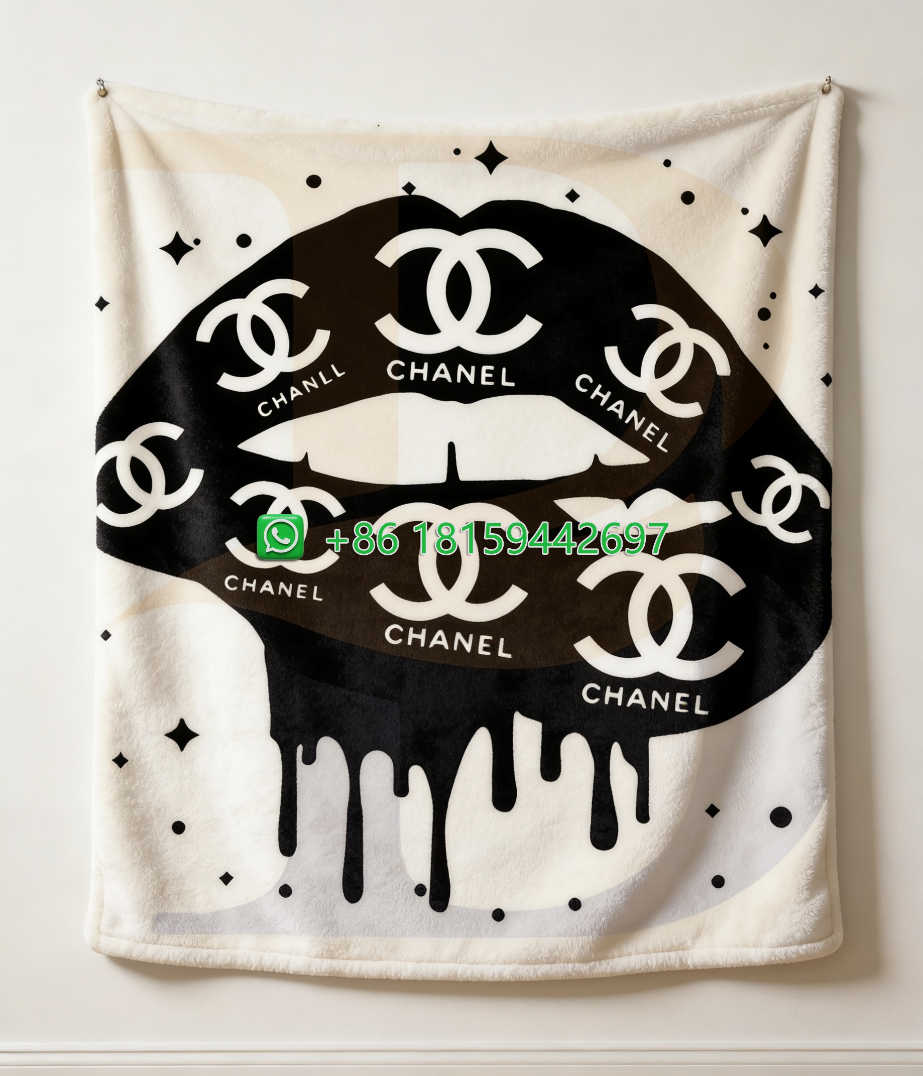 Chanel Throw Blankets